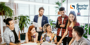 millennials discussing finance